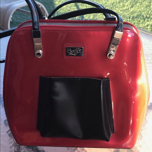 Beautiful Red/Black Backpack or Purse - Picture 1 of 2